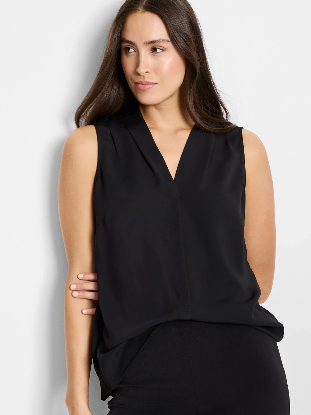 Calvin Klein Black Sleeveless V-Neck Camisole